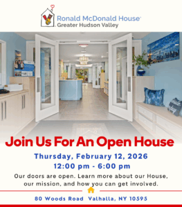 Open Front Doors of Ronald McDonald House Of Greater Hudson Valley